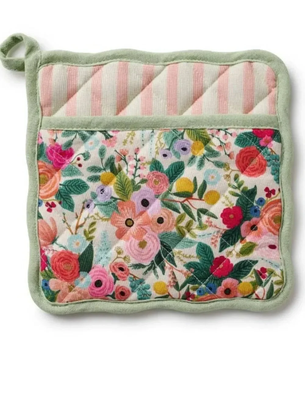 Rifle Paper & Co. Garden Party Oven Mitt and Pot Holder Set!